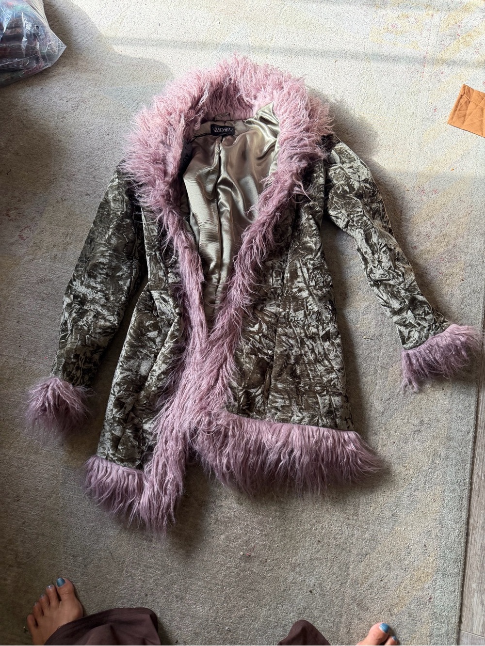 Art Magic Velvet Coat by Widow from Dolls Kill.